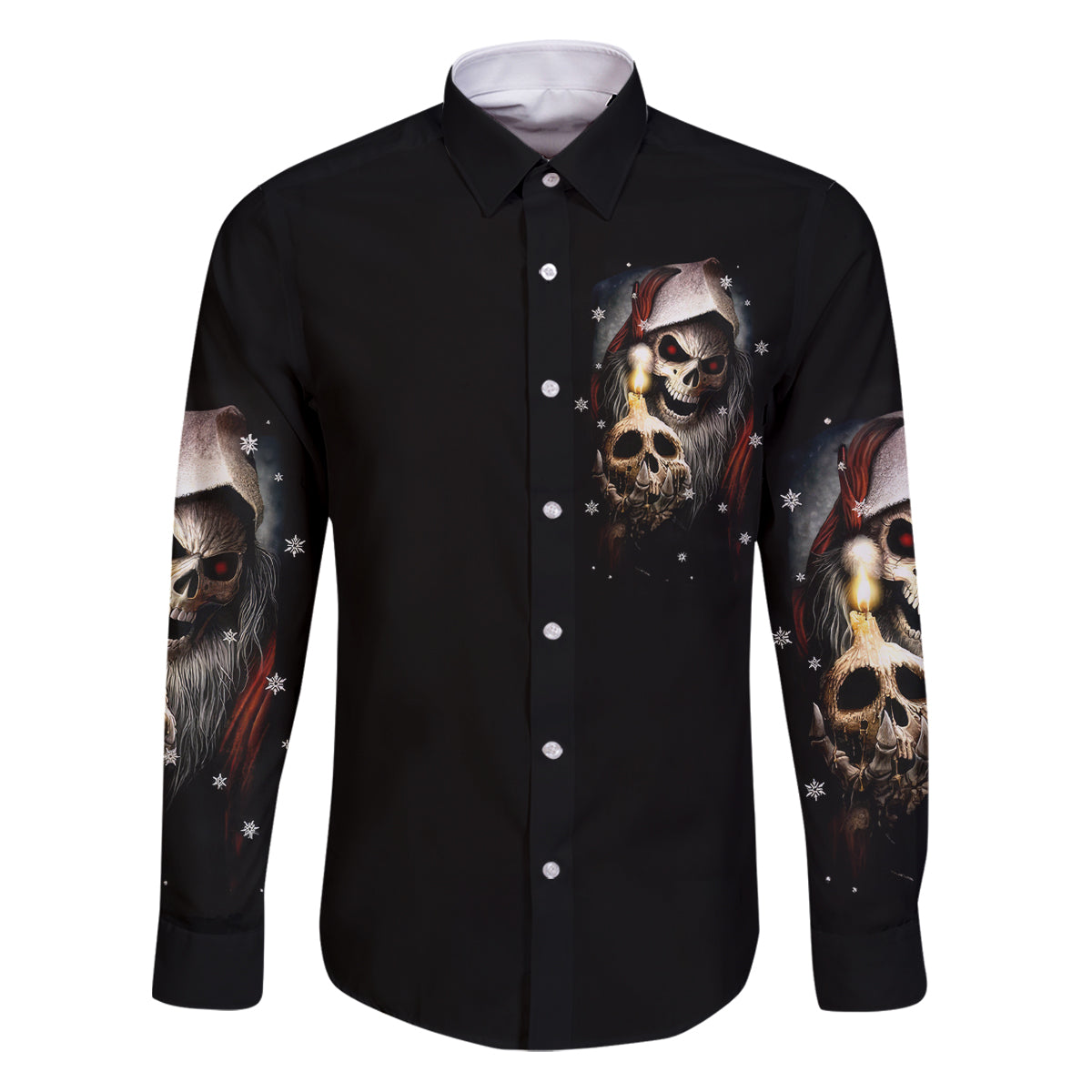 Skeleton Santa Claus Family Matching Puletasi Dress and Hawaiian Shirt Sorry Santa Naughty Just Feels So Nice - Wonder Print Shop