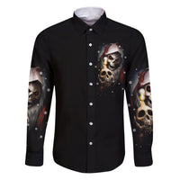 Skeleton Santa Claus Family Matching Puletasi Dress and Hawaiian Shirt Sorry Santa Naughty Just Feels So Nice - Wonder Print Shop