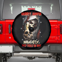 Skeleton Santa Claus Spare Tire Cover Sorry Santa Naughty Just Feels So Nice - Wonder Print Shop