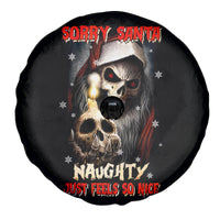 Skeleton Santa Claus Spare Tire Cover Sorry Santa Naughty Just Feels So Nice - Wonder Print Shop
