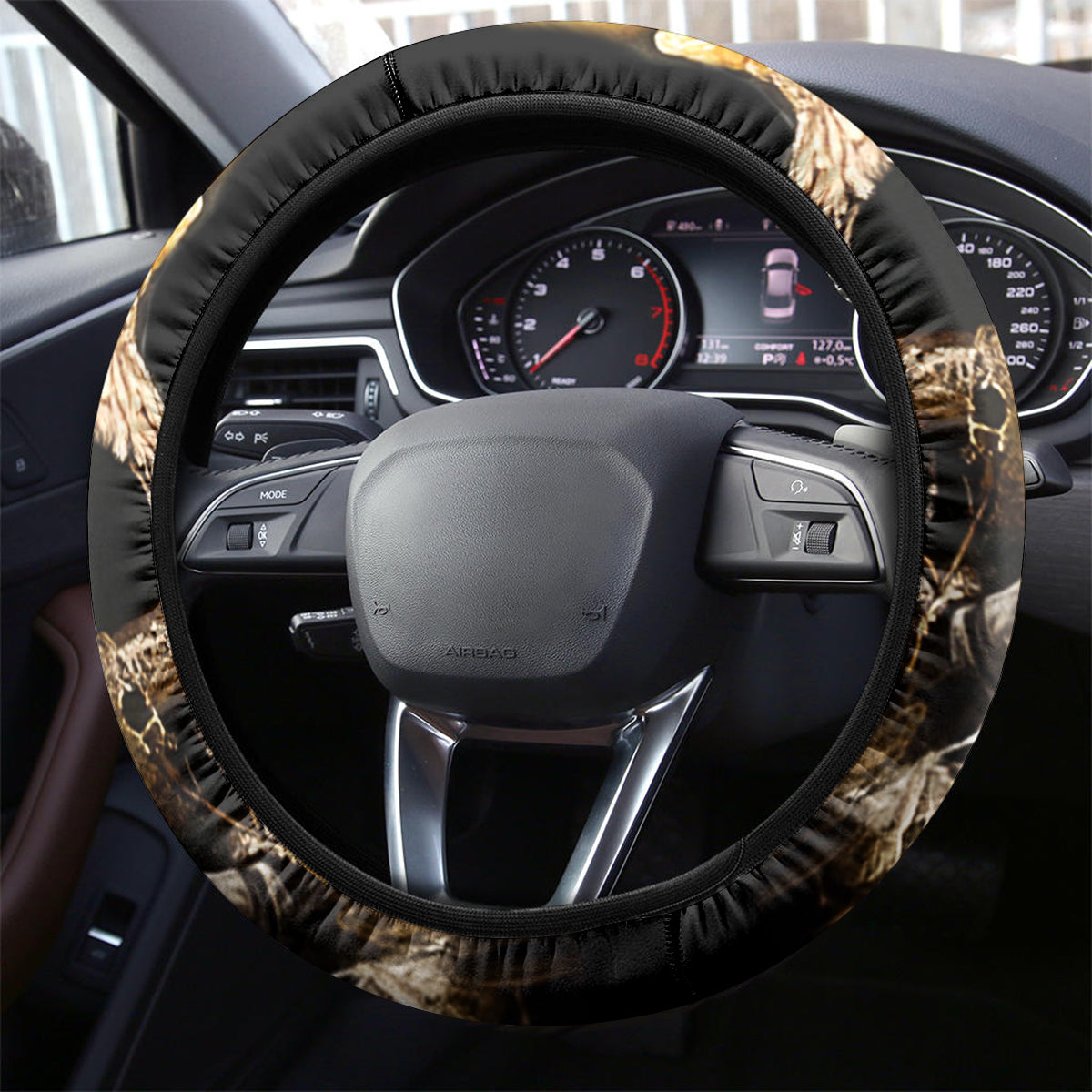 Skeleton Santa Claus Steering Wheel Cover Sorry Santa Naughty Just Feels So Nice - Wonder Print Shop