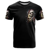 Skeleton Santa Claus T Shirt Sorry Santa Naughty Just Feels So Nice - Wonder Print Shop