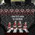 Skeleton Santa Claus Back Car Seat Cover Santa Claus Is Coming Cross Street - Wonder Print Shop