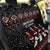 Skeleton Santa Claus Back Car Seat Cover Santa Claus Is Coming Cross Street - Wonder Print Shop