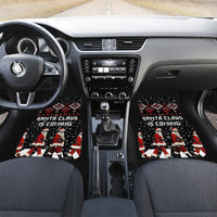 Skeleton Santa Claus Car Mats Santa Claus Is Coming Cross Street - Wonder Print Shop