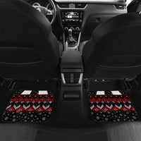 Skeleton Santa Claus Car Mats Santa Claus Is Coming Cross Street - Wonder Print Shop