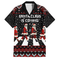 Skeleton Santa Claus Family Matching Tank Maxi Dress and Hawaiian Shirt Santa Claus Is Coming Cross Street - Wonder Print Shop