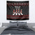 Skeleton Santa Claus Tapestry Santa Claus Is Coming Cross Street - Wonder Print Shop