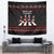 Skeleton Santa Claus Tapestry Santa Claus Is Coming Cross Street - Wonder Print Shop