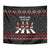 Skeleton Santa Claus Tapestry Santa Claus Is Coming Cross Street - Wonder Print Shop