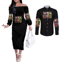 sugar-skull-santa-couples-matching-off-the-shoulder-long-sleeve-dress-and-long-sleeve-button-shirt-the-good-girl-in-me-got-tired-so-bitch-in-me-came-out