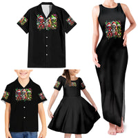 Sugar Skull Santa Family Matching Tank Maxi Dress and Hawaiian Shirt The Good Girl In Me Got Tired So Bitch In Me Came Out - Wonder Print Shop