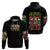 Sugar Skull Santa Hoodie The Good Girl In Me Got Tired So Bitch In Me Came Out - Wonder Print Shop