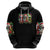 Sugar Skull Santa Hoodie The Good Girl In Me Got Tired So Bitch In Me Came Out - Wonder Print Shop