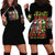 Sugar Skull Santa Hoodie Dress The Good Girl In Me Got Tired So Bitch In Me Came Out - Wonder Print Shop