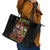 Sugar Skull Santa Leather Tote Bag The Good Girl In Me Got Tired So Bitch In Me Came Out - Wonder Print Shop