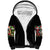 Sugar Skull Santa Sherpa Hoodie The Good Girl In Me Got Tired So Bitch In Me Came Out - Wonder Print Shop