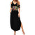 Sugar Skull Santa Summer Maxi Dress The Good Girl In Me Got Tired So Bitch In Me Came Out - Wonder Print Shop