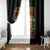 Sugar Skull Santa Window Curtain The Good Girl In Me Got Tired So Bitch In Me Came Out - Wonder Print Shop