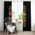 Sugar Skull Santa Window Curtain The Good Girl In Me Got Tired So Bitch In Me Came Out - Wonder Print Shop