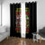 Sugar Skull Santa Window Curtain The Good Girl In Me Got Tired So Bitch In Me Came Out - Wonder Print Shop