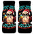 Skeleton Santa Claus Car Mats Whe You're Dead Inside But It's Christmas - Wonder Print Shop