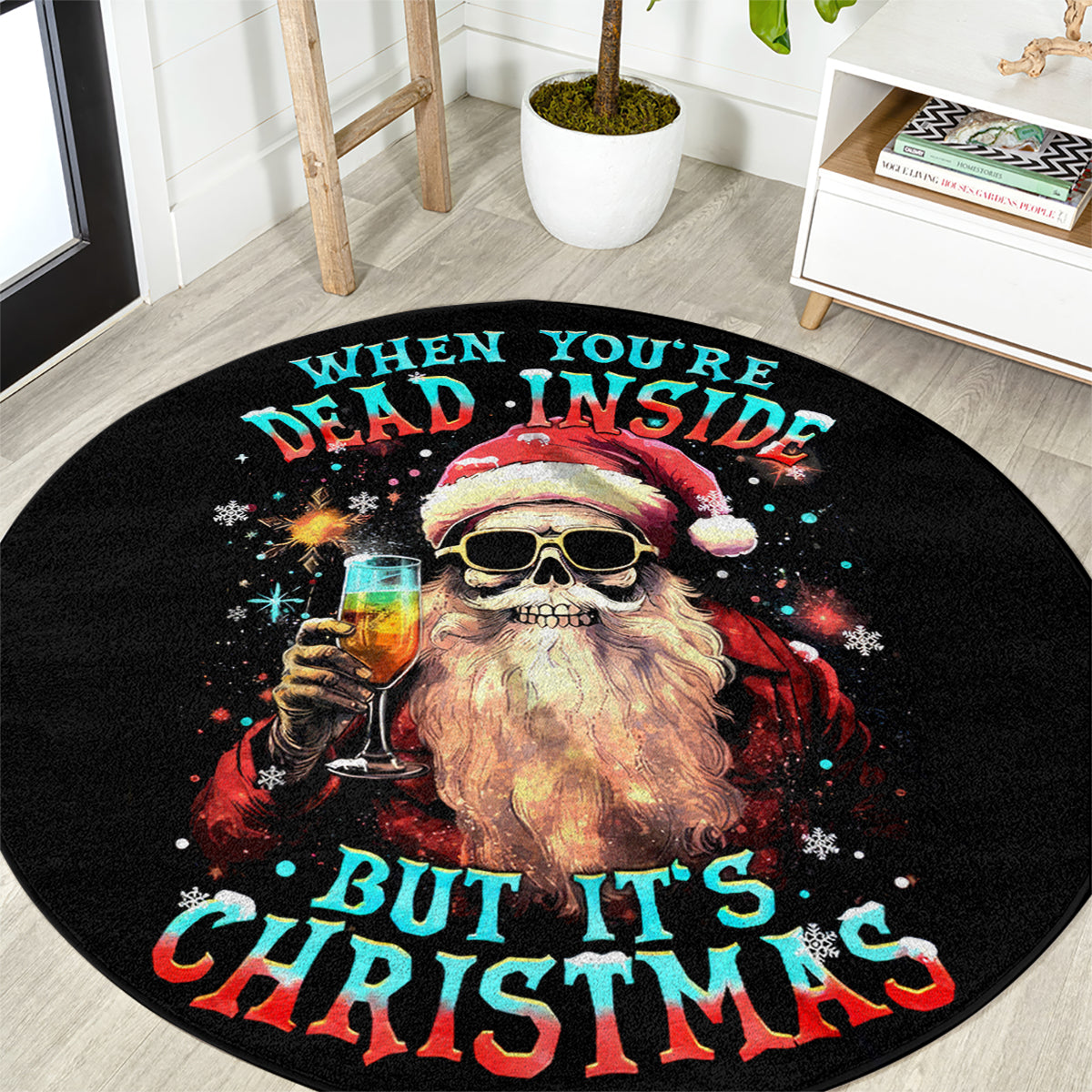 skeleton-santa-claus-round-carpet-whe-youre-dead-inside-but-its-christmas