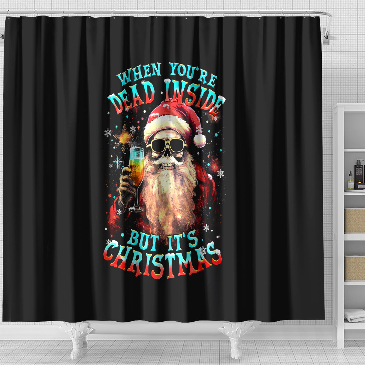 skeleton-santa-claus-shower-curtain-whe-youre-dead-inside-but-its-christmas