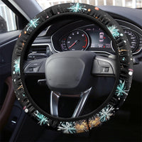 Skeleton Santa Claus Steering Wheel Cover Whe You're Dead Inside But It's Christmas - Wonder Print Shop