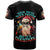 Skeleton Santa Claus T Shirt Whe You're Dead Inside But It's Christmas - Wonder Print Shop