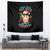 Skeleton Santa Claus Tapestry Whe You're Dead Inside But It's Christmas - Wonder Print Shop