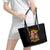 Lady Skull Leather Tote Bag Yes I'm A Bitch But Not Yours - Wonder Print Shop
