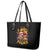 Lady Skull Leather Tote Bag Yes I'm A Bitch But Not Yours - Wonder Print Shop