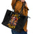 Lady Skull Leather Tote Bag Yes I'm A Bitch But Not Yours - Wonder Print Shop