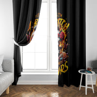 Lady Skull Window Curtain Yes I'm A Bitch But Not Yours - Wonder Print Shop