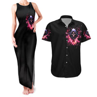 Rose Skull Couples Matching Tank Maxi Dress and Hawaiian Shirt Next Time My Name Comes Out Of Your Mouth Choke On iT Bitch - Wonder Print Shop