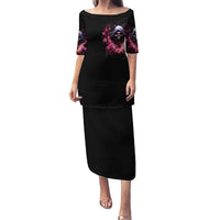 Rose Skull Family Matching Puletasi Dress and Hawaiian Shirt Next Time My Name Comes Out Of Your Mouth Choke On iT Bitch - Wonder Print Shop