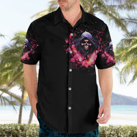 Rose Skull Hawaiian Shirt Next Time My Name Comes Out Of Your Mouth Choke On iT Bitch - Wonder Print Shop