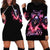 Rose Skull Hoodie Dress Next Time My Name Comes Out Of Your Mouth Choke On iT Bitch - Wonder Print Shop