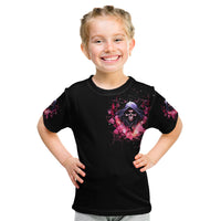 Rose Skull Kid T Shirt Next Time My Name Comes Out Of Your Mouth Choke On iT Bitch - Wonder Print Shop