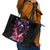 Rose Skull Leather Tote Bag Next Time My Name Comes Out Of Your Mouth Choke On iT Bitch - Wonder Print Shop