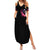 Rose Skull Summer Maxi Dress Next Time My Name Comes Out Of Your Mouth Choke On iT Bitch - Wonder Print Shop