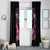 Rose Skull Window Curtain Next Time My Name Comes Out Of Your Mouth Choke On iT Bitch - Wonder Print Shop
