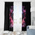 Rose Skull Window Curtain Next Time My Name Comes Out Of Your Mouth Choke On iT Bitch - Wonder Print Shop
