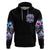 Lady Skull Hoodie Zero Fucks Given - Wonder Print Shop