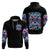 Lady Skull Hoodie Zero Fucks Given - Wonder Print Shop