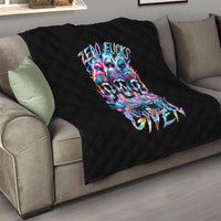 Lady Skull Quilt Zero Fucks Given - Wonder Print Shop