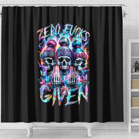 lady-skull-shower-curtain-zero-fucks-given