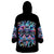Lady Skull Wearable Blanket Hoodie Zero Fucks Given - Wonder Print Shop