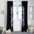Lady Skull Window Curtain Zero Fucks Given - Wonder Print Shop